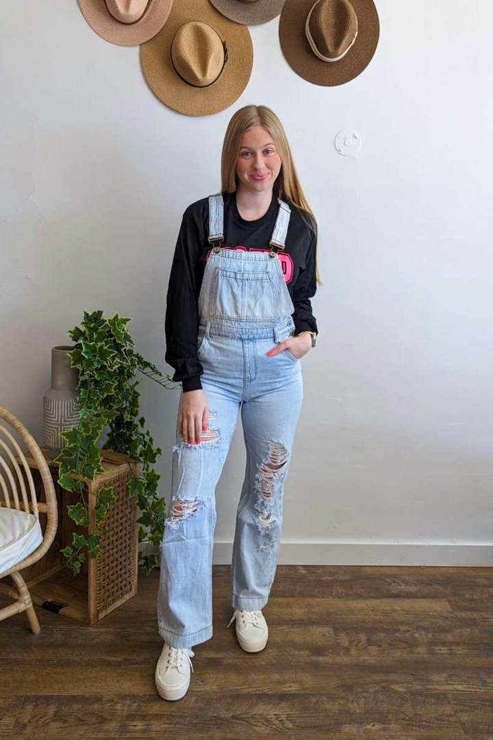 Harper Wide Leg Overalls