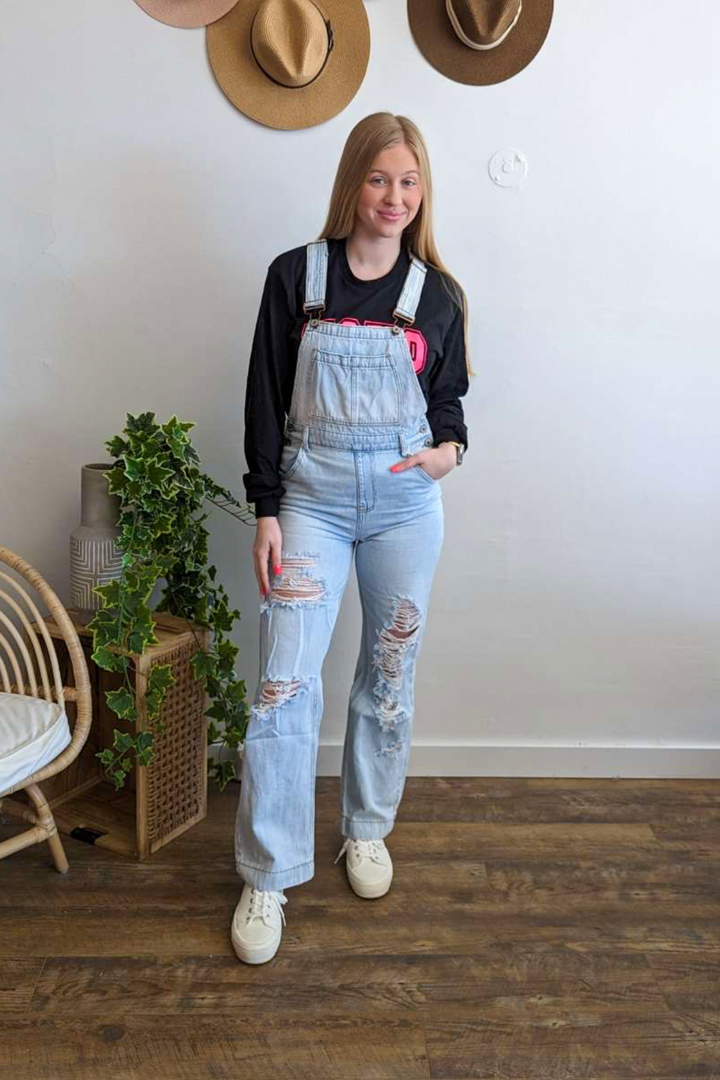 Harper Wide Leg Overalls