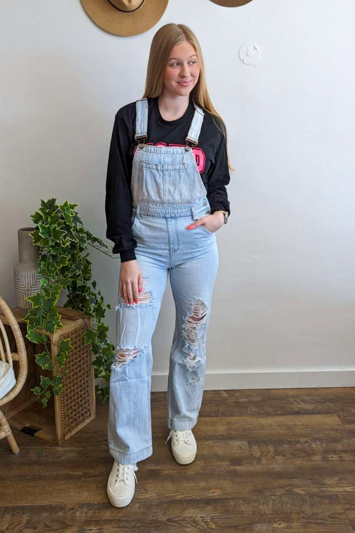 Harper Wide Leg Overalls