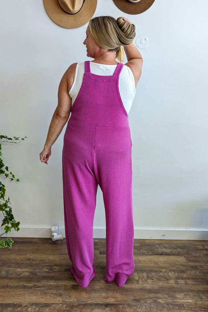 Karli Overalls - Magenta