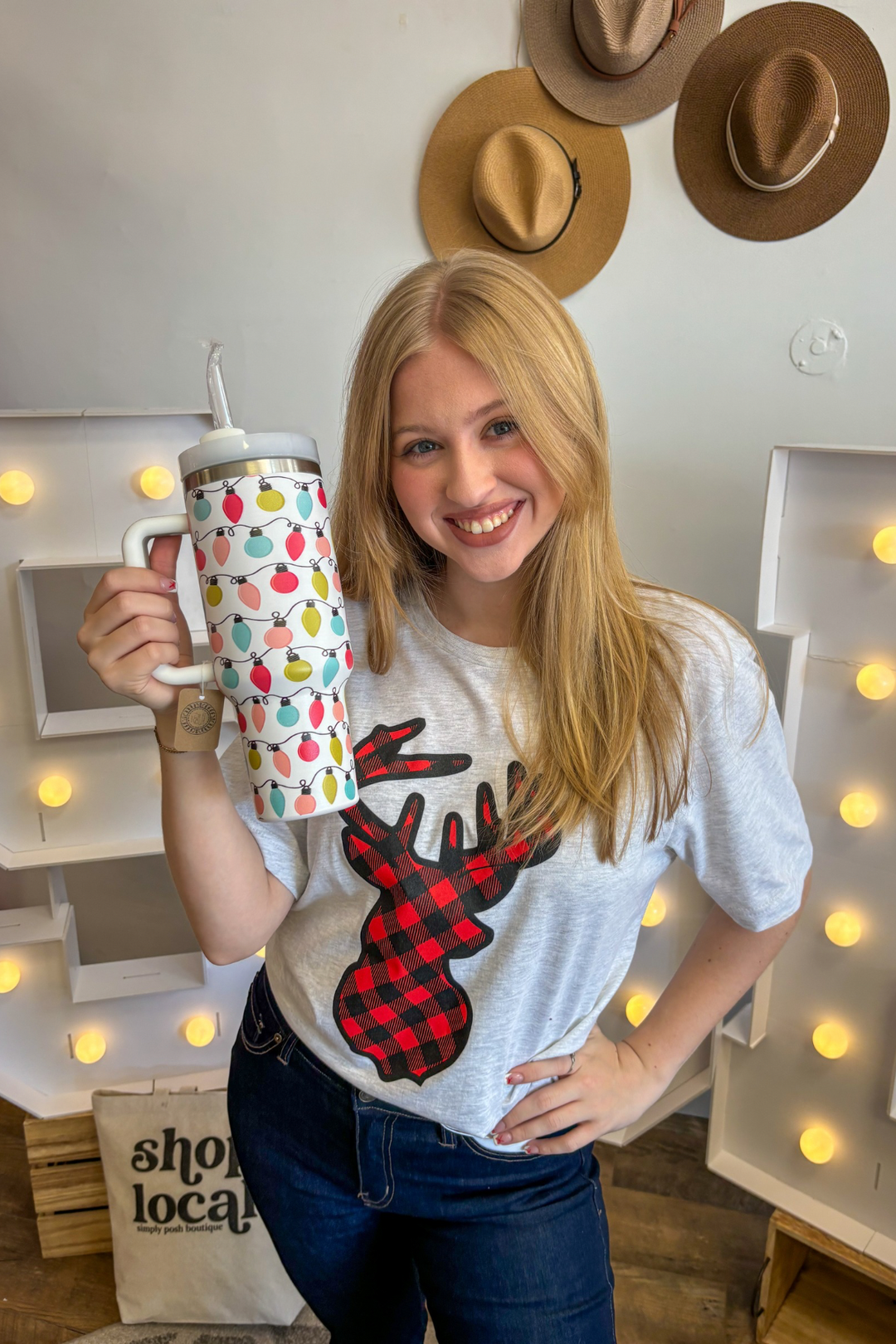 Christmas Lights Tumbler