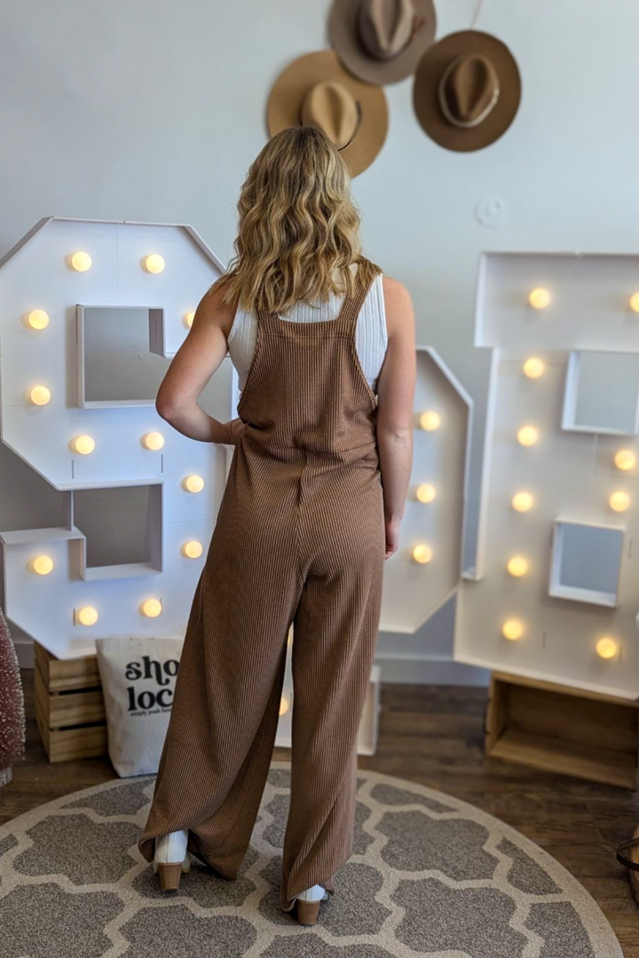Karli Overalls - Latte