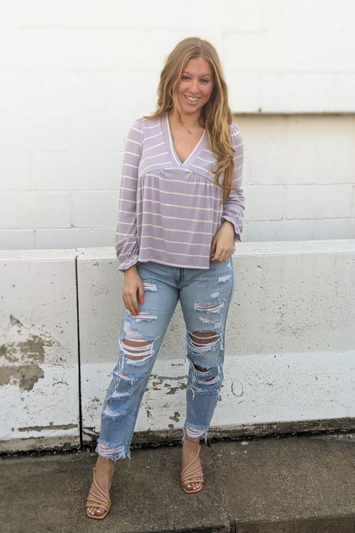 Veronica High Rise Mom Jeans