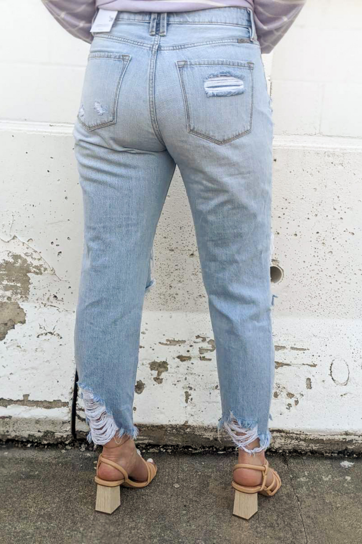 Veronica High Rise Mom Jeans