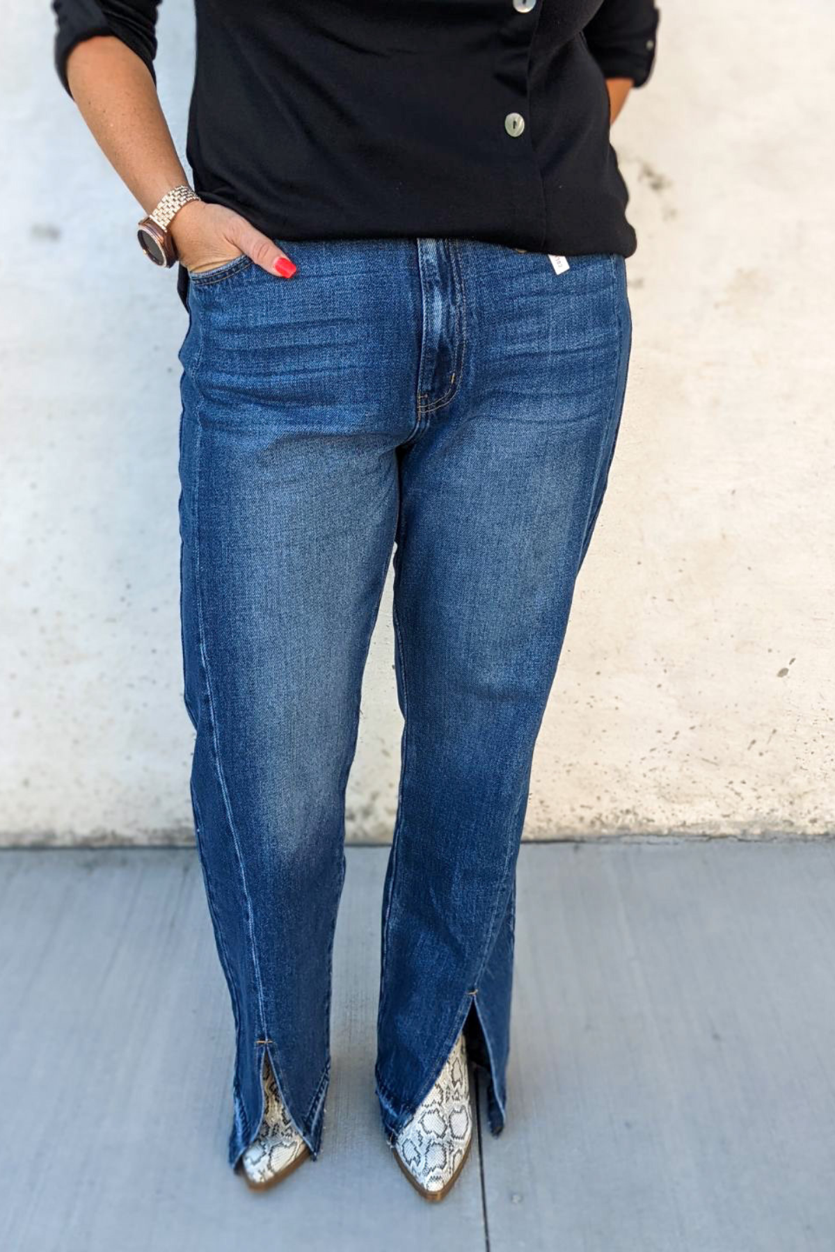 Womans Kancan Denim Jeans