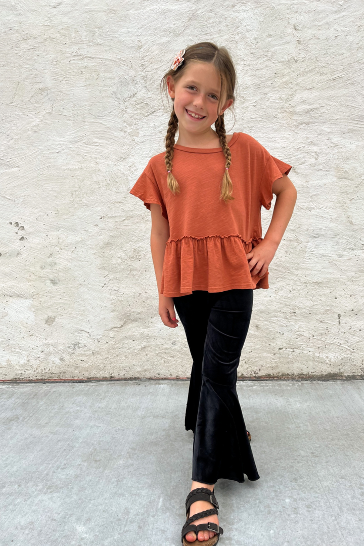 Lina Pleated Bell Bottoms