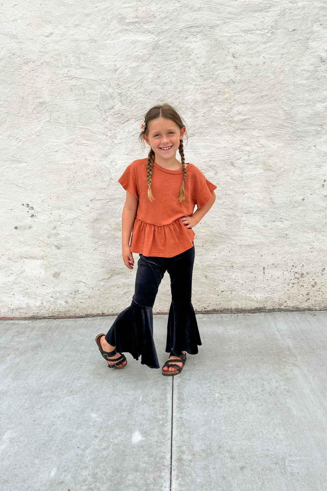 Lina Pleated Bell Bottoms