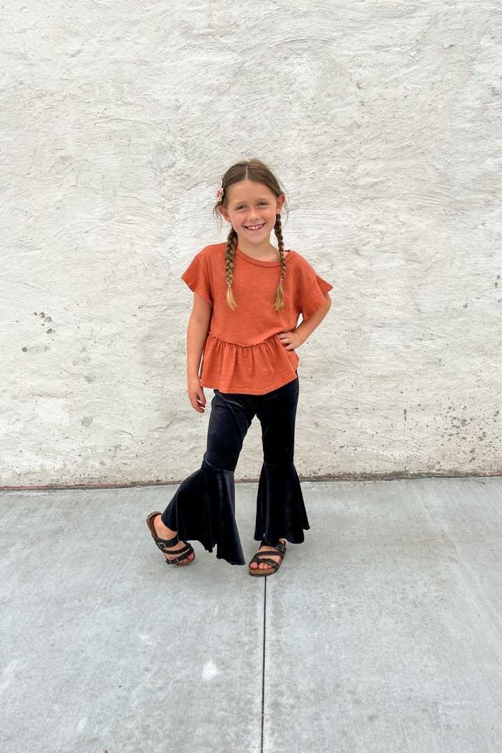 Lina Pleated Bell Bottoms