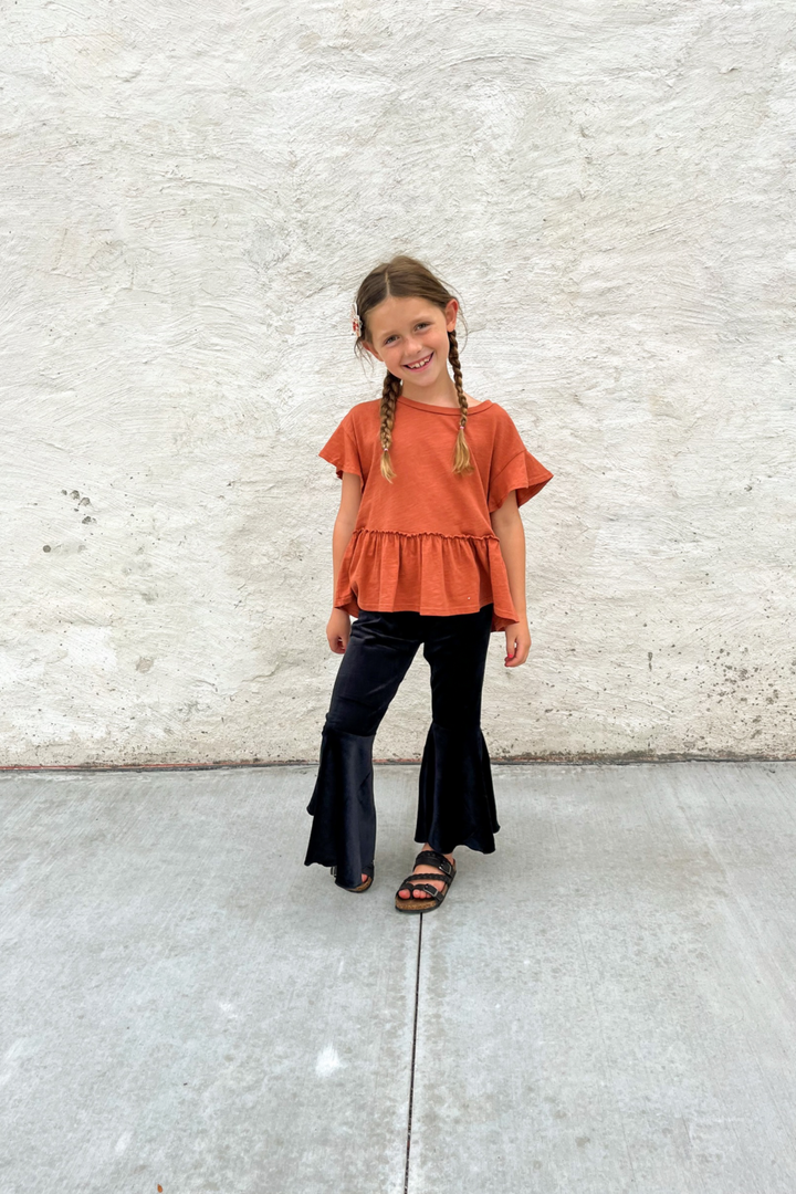 Lina Pleated Bell Bottoms