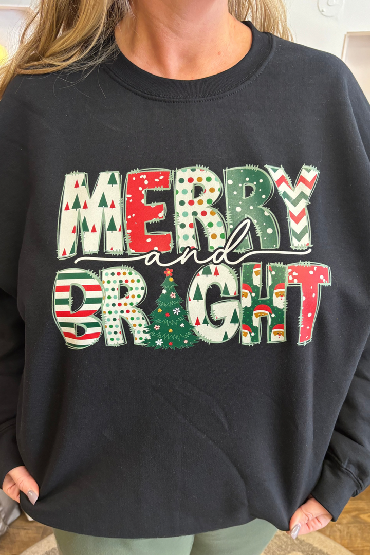 Merry and Bright Crewneck