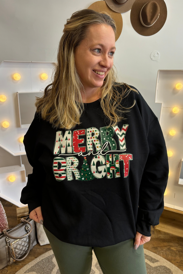 Merry and Bright Crewneck