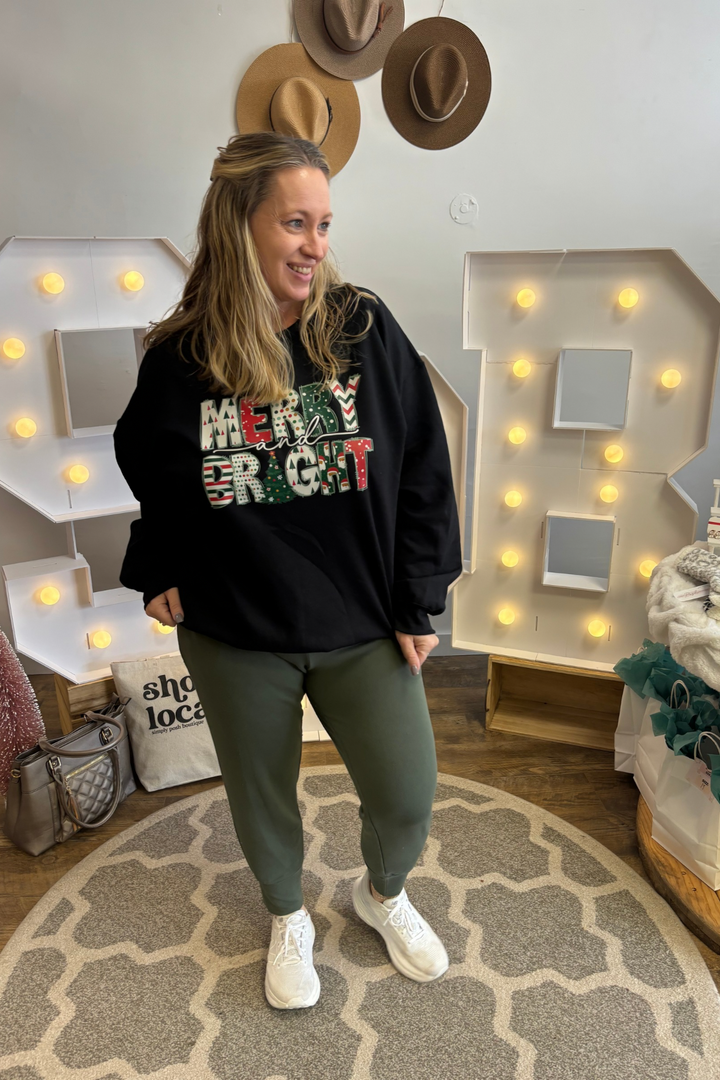 Merry and Bright Crewneck