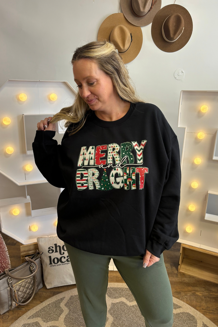 Merry and Bright Crewneck