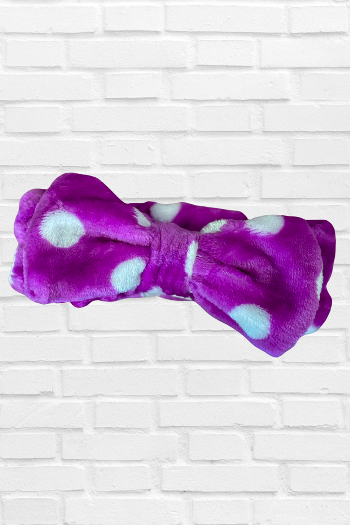 Polka Dot Spa Headband