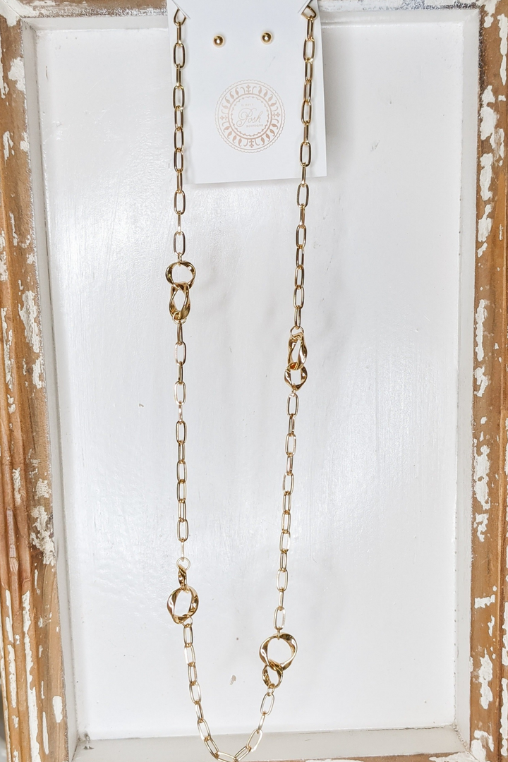 Exactly Right Gold Chain Necklace