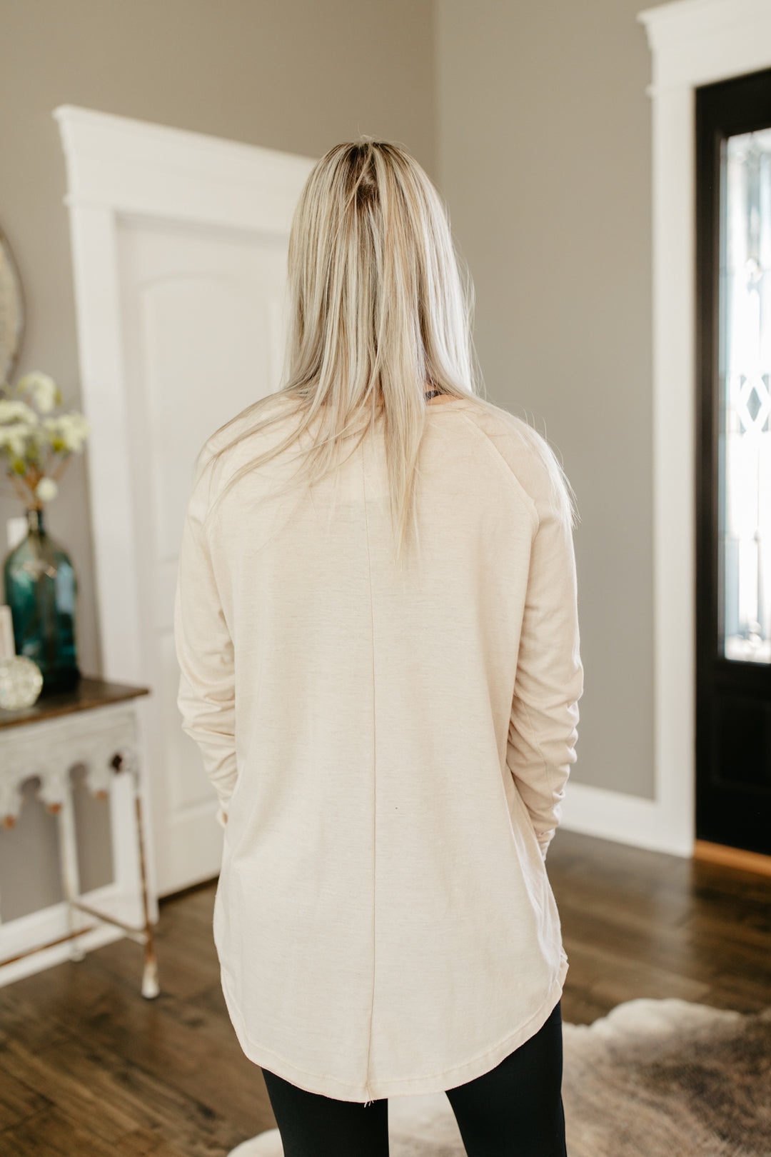 Tri-Blend Tunic Tee-Mushroom