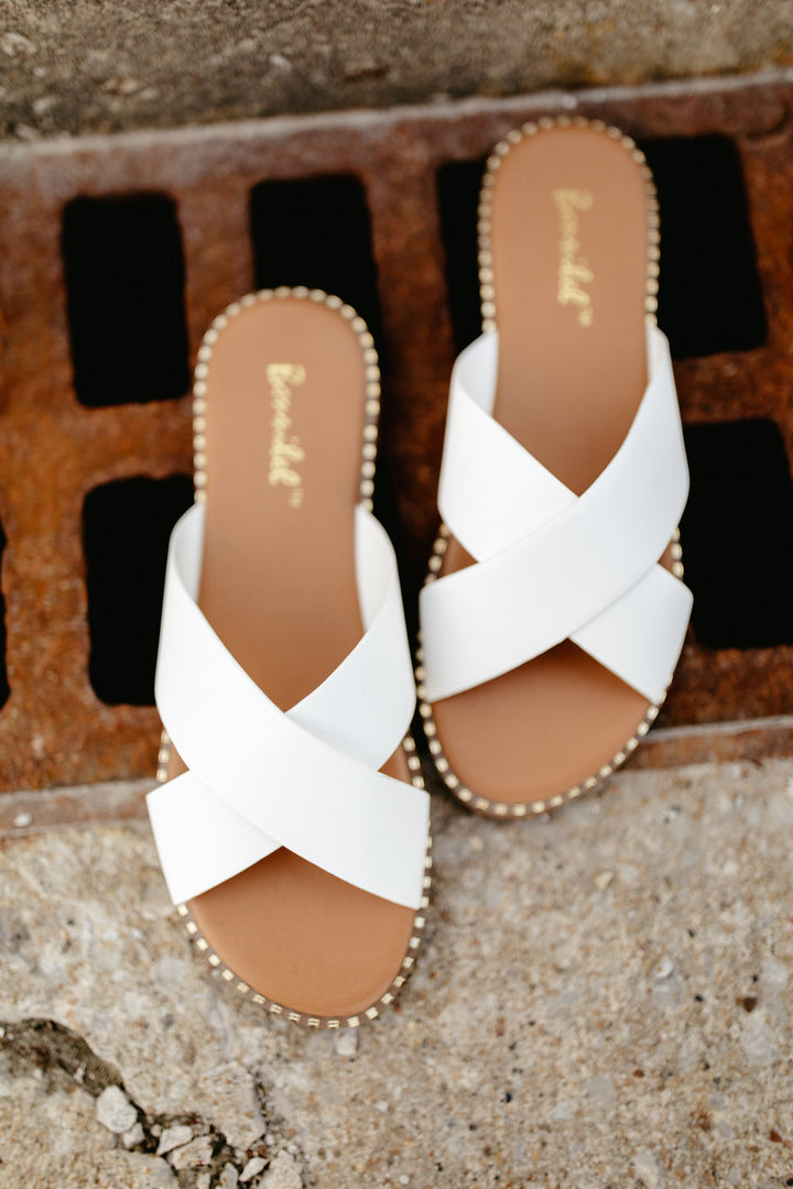 The Sam Sandal - White
