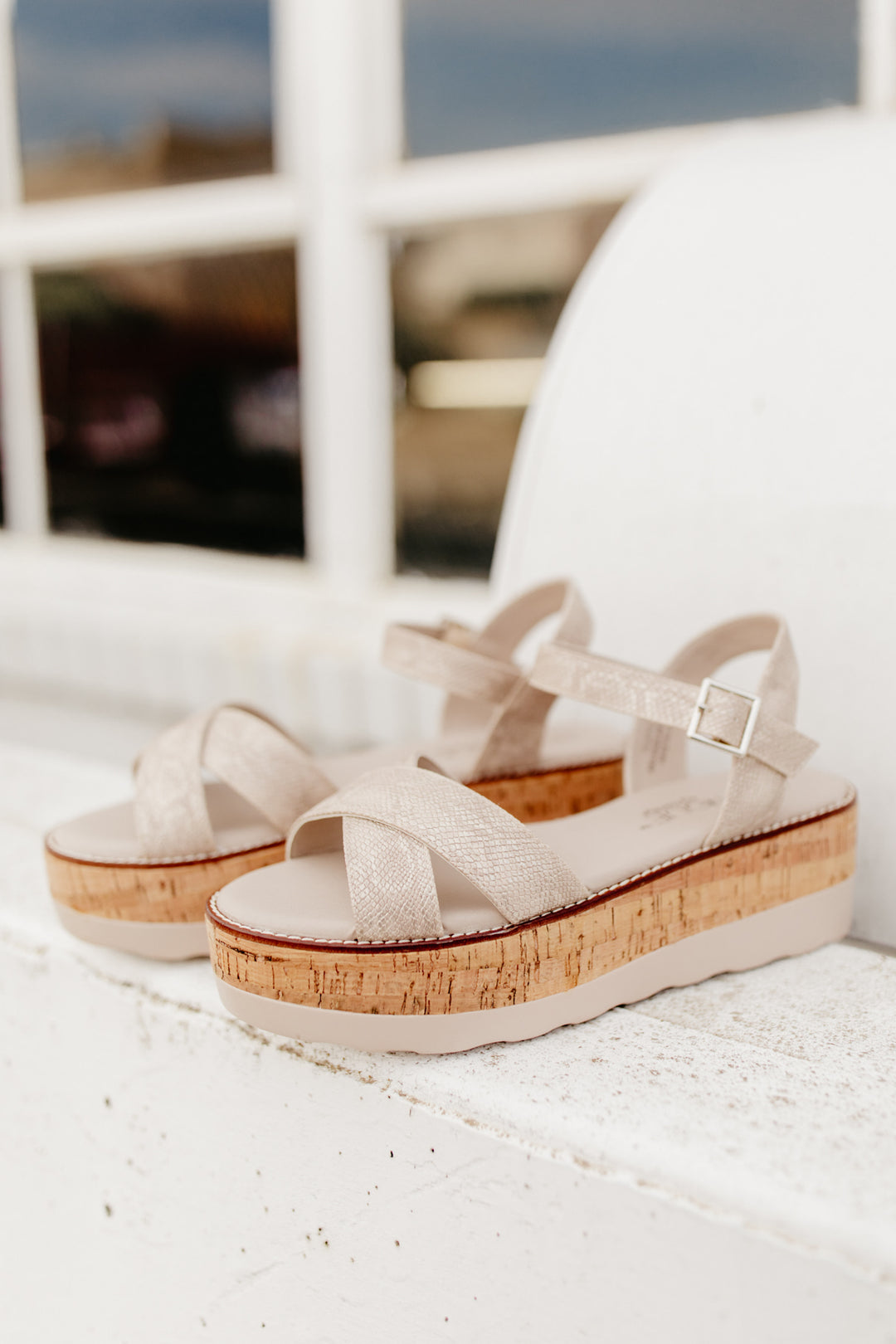 Larisa Sandal - Champagne
