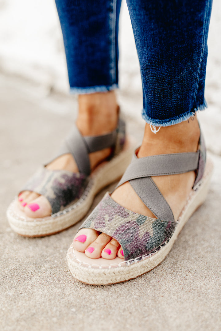 Kimmie Camo Sandal