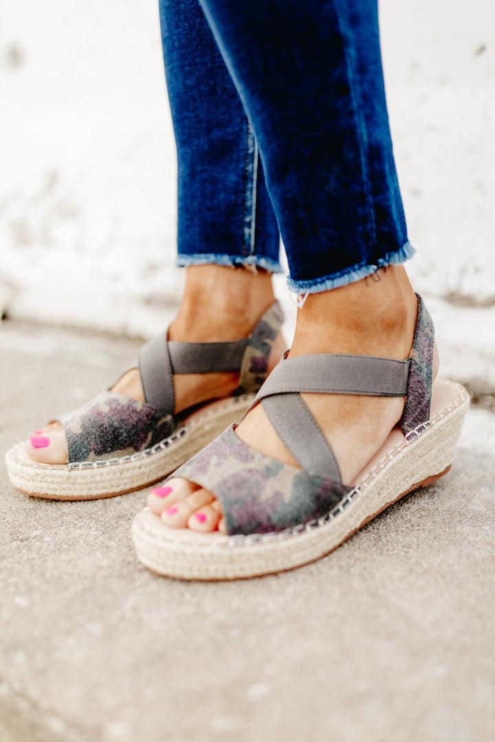 Kimmie Camo Sandal