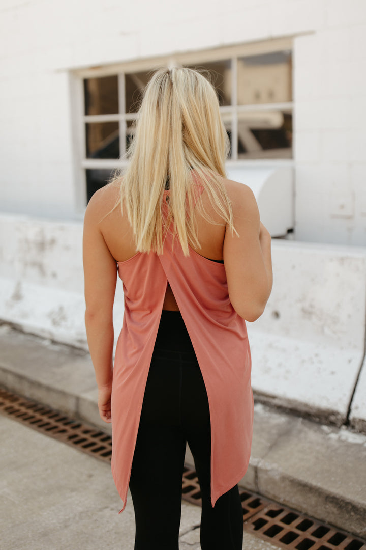 Back Cross Drapey Tank