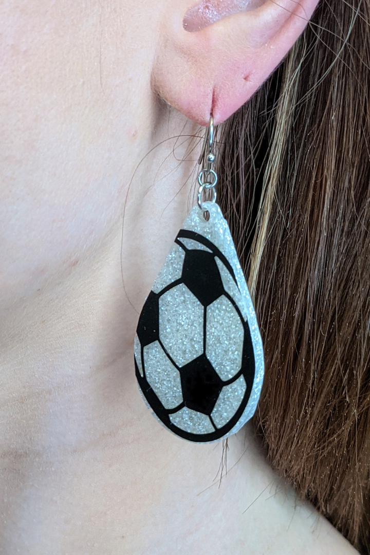 Soccer Earrings