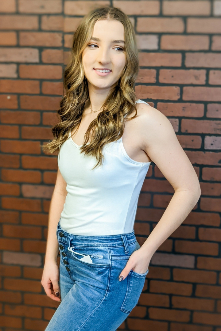 Basic White Bodysuit