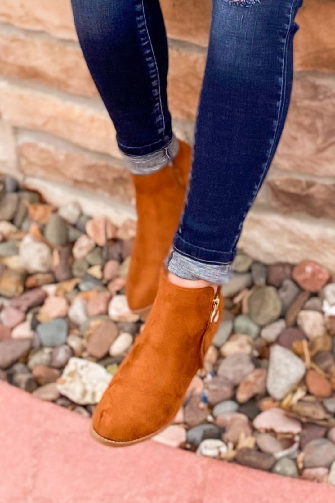 Mia Booties - Chestnut