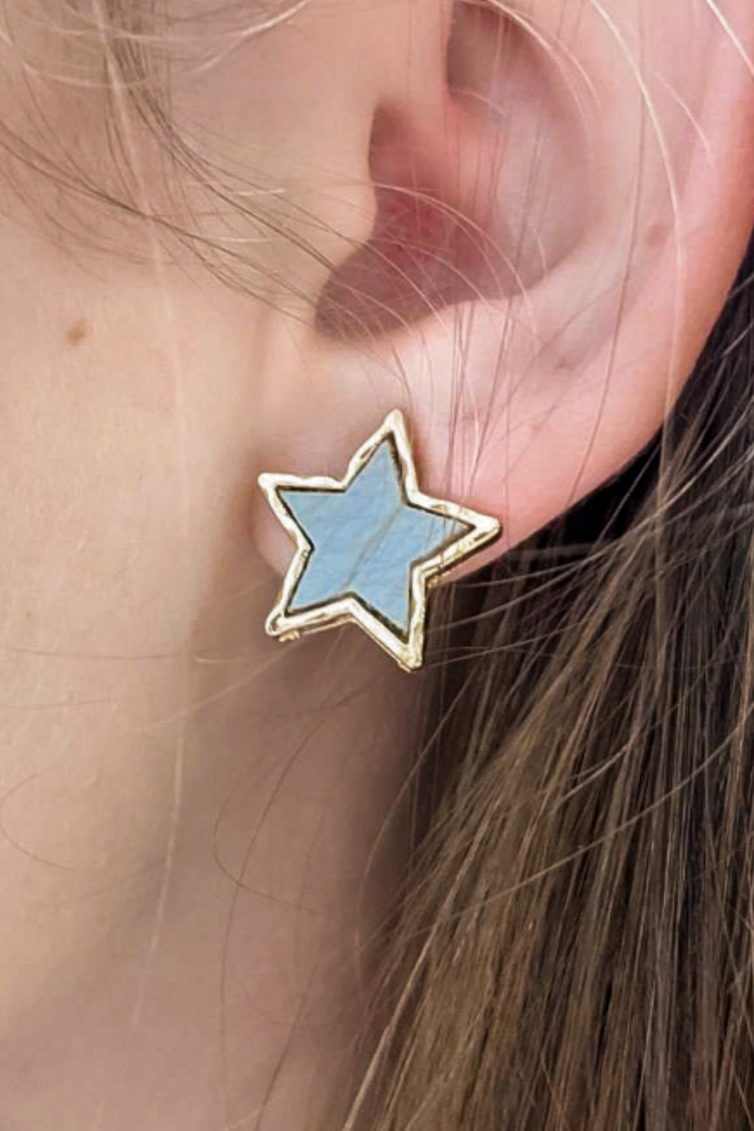 Star Earring - Grey