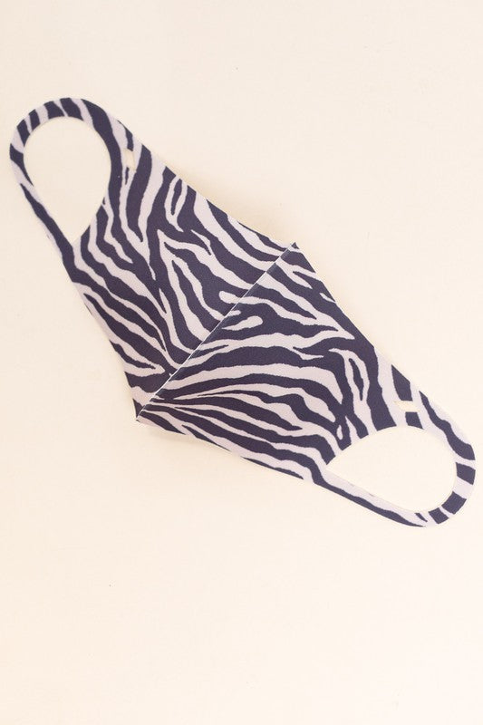 Zebra Neoprene Mask